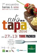 RUTA DE LA TAPA TORRE PACHECO 2016